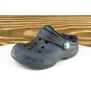 Crocs Toddler Boys 6-7 Medium Black‎ Clog Synthetic
